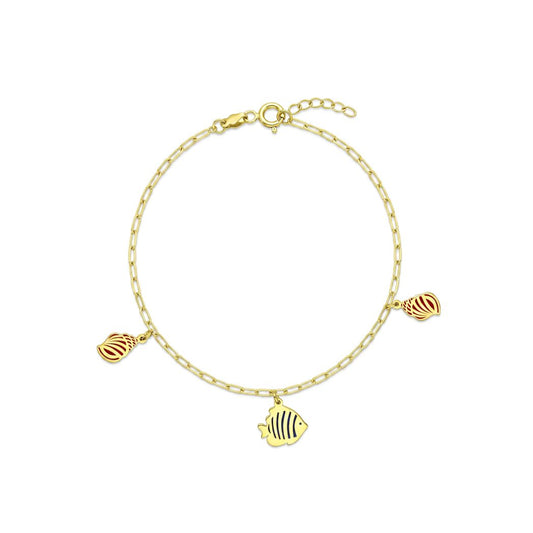18K Gold The Summer Seascape Bracelet