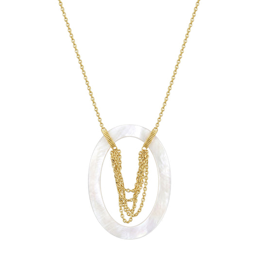18K Gold Multi-Chain Necklace
