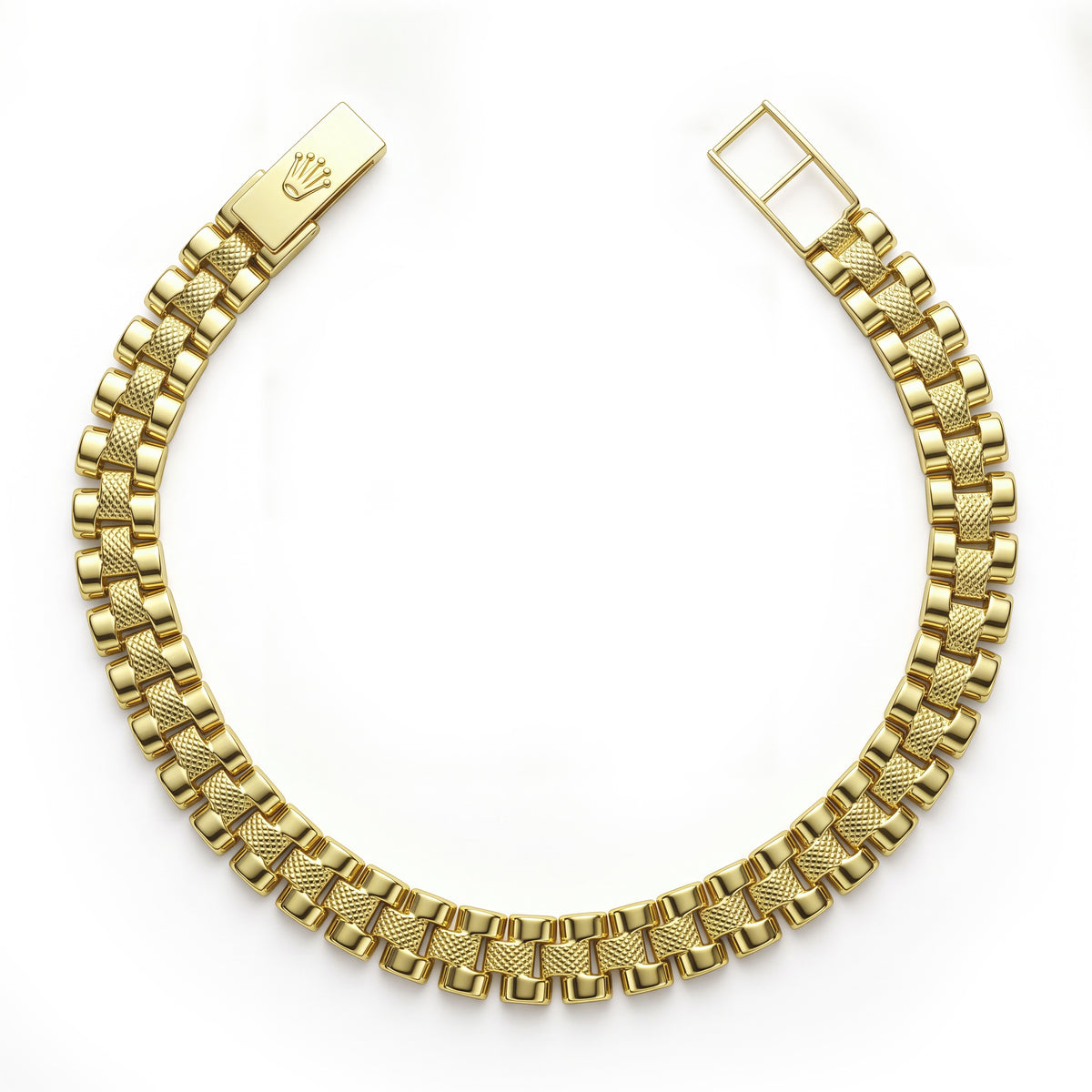 18K Solid Gold Link Bracelet
