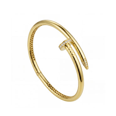 18K Gold Modern Edge Half-Set