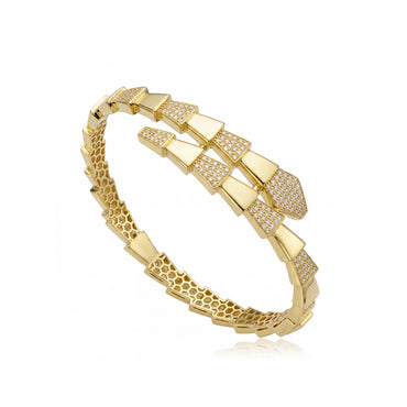 18K Gold Serpenti-Style Half-Set