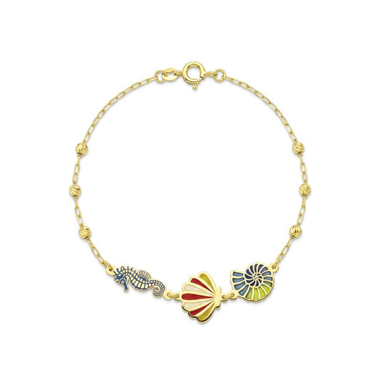 18K Gold The Summer Seascape Bracelet