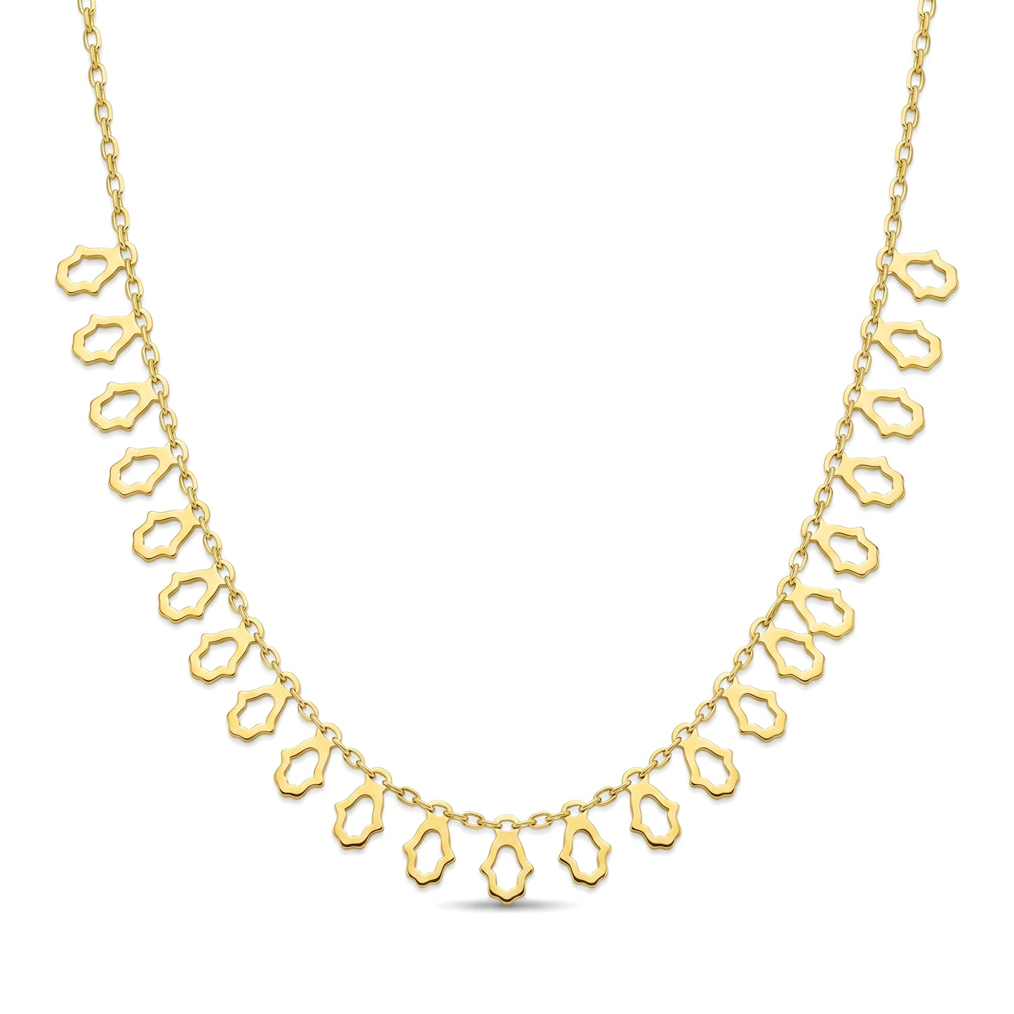 18K Gold Drop Necklace