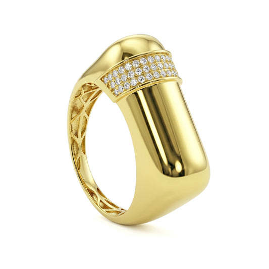 18k Gold Urban ring