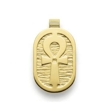 18K Gold Egyptian Revival Scarab Amulet