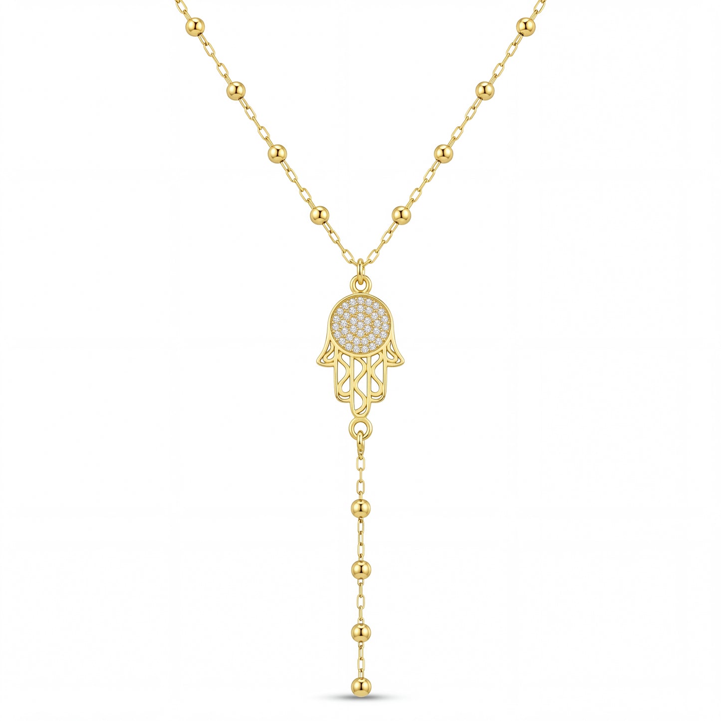 18K Gold Protection Necklace