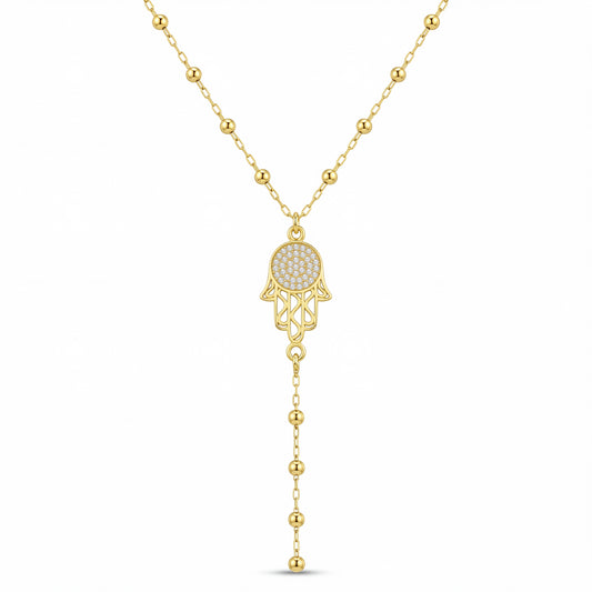 18K Gold Protection Necklace