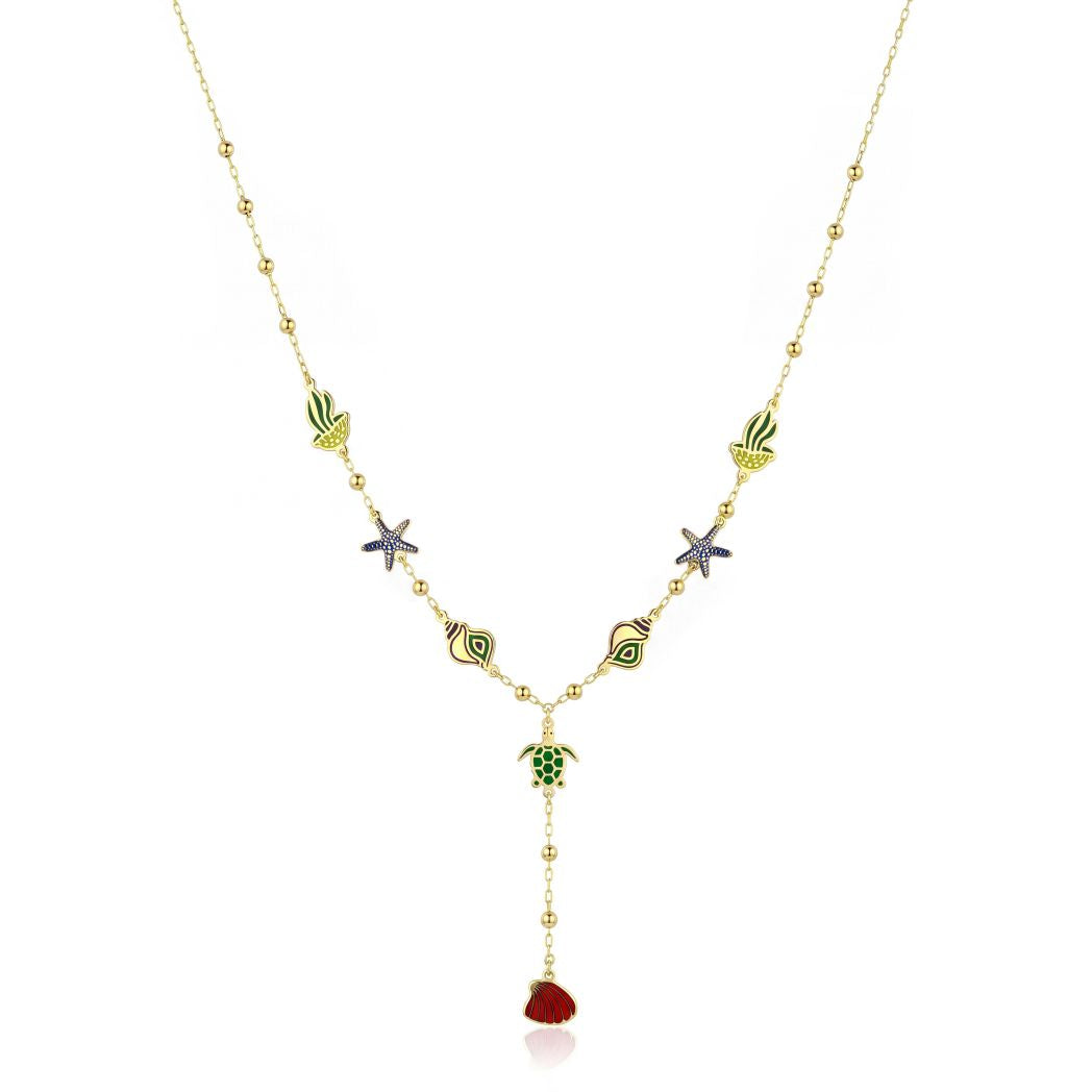 18K Gold Ocean Treasures Y-Necklace