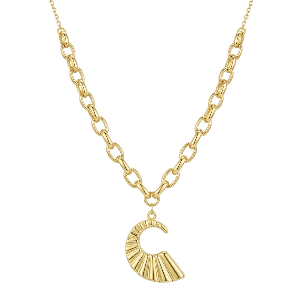 18K Gold Radiance Link Necklace