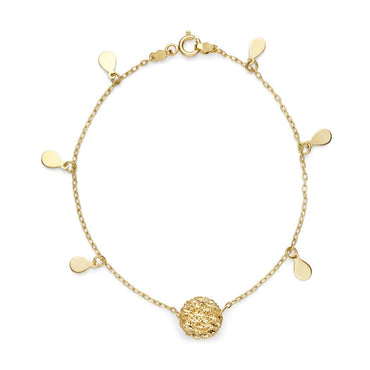 18K Gold Drop Charms Set