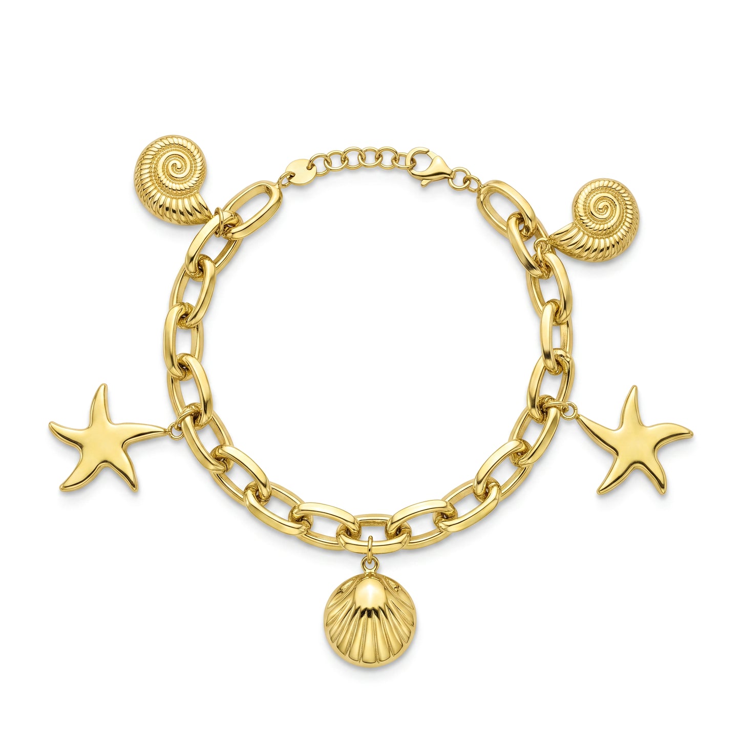 18K Gold Oceanic Treasures Charm Bracelet