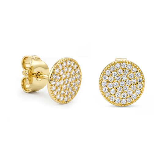 18K Gold Children's Stud Earrings