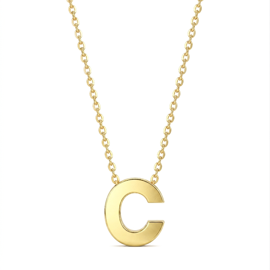 18K Gold Initial