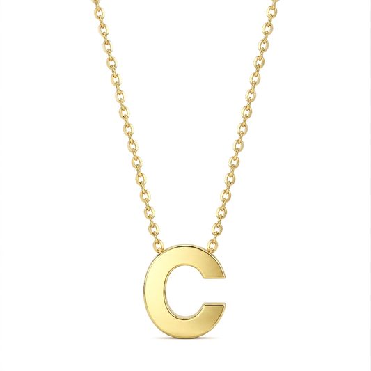 18K Gold Initial