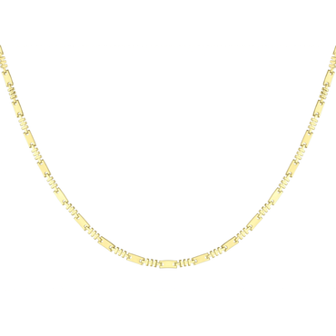 18K Gold Geometric Link Half set