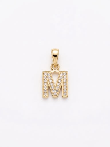 18K Gold Initial Letter Pendant