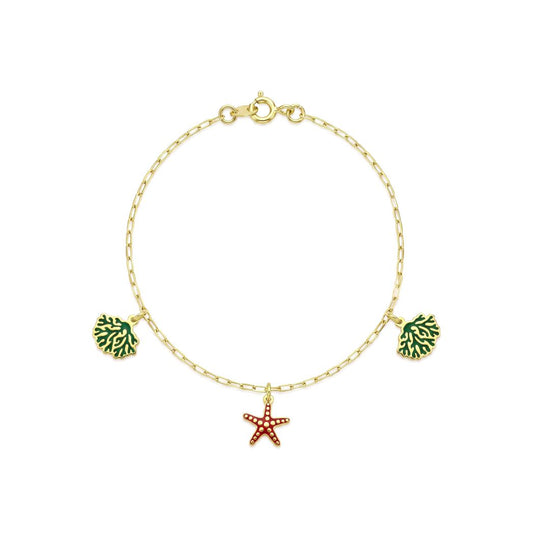 18K Gold The Summer Seascape Bracelet