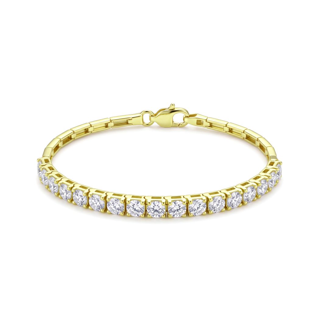 18K Gold Classic Tennis Bracelet