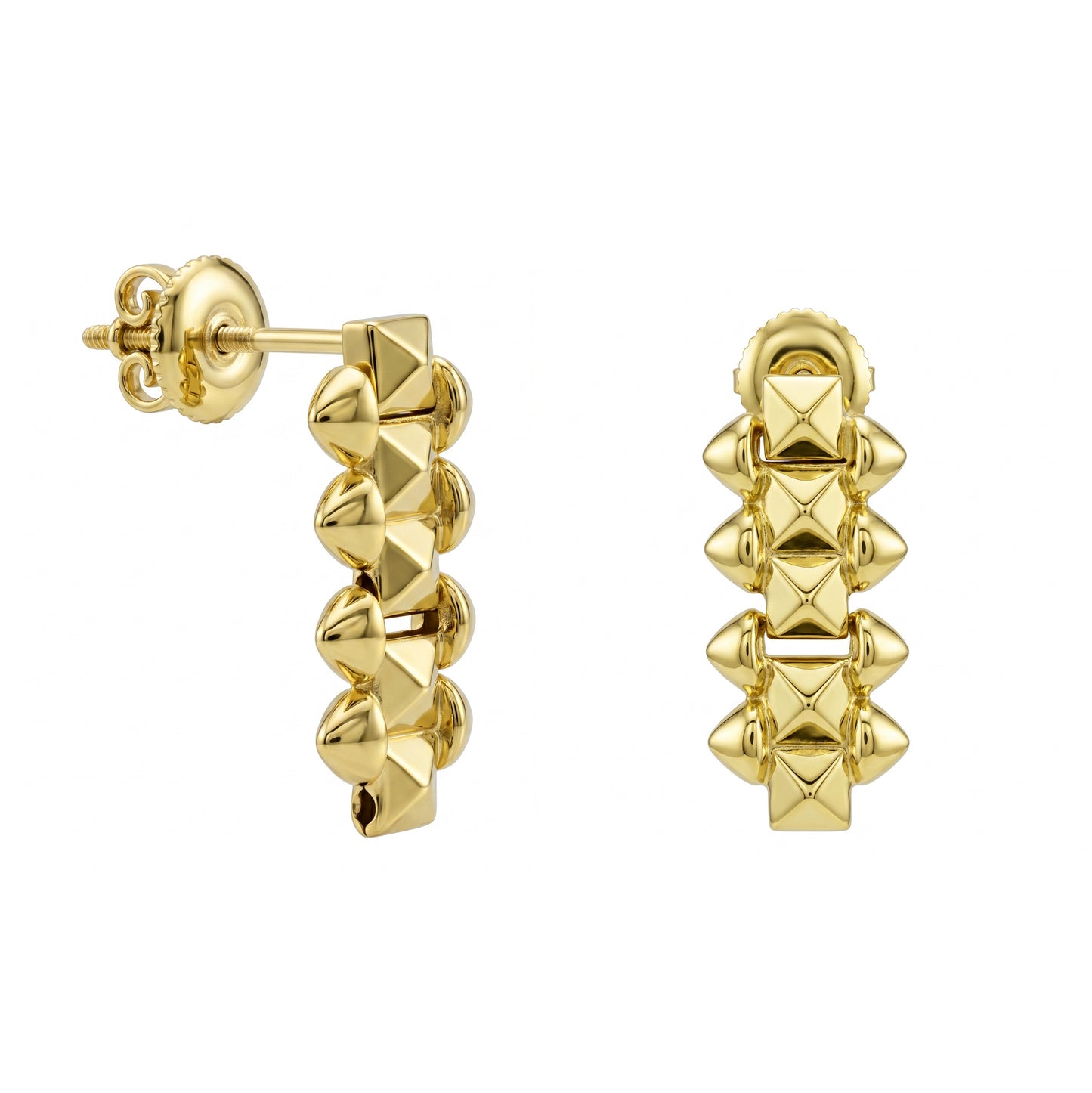 18K Gold  Spike" Luxury Jewelry  full Set.