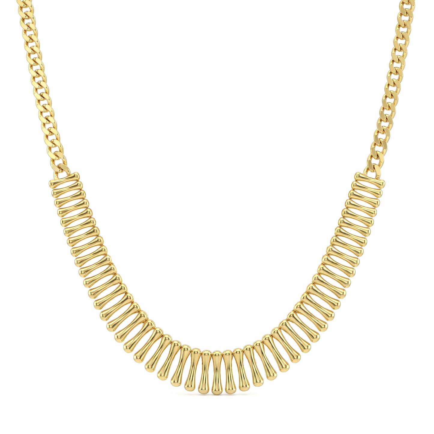 18K Gold Edgy Spike Set