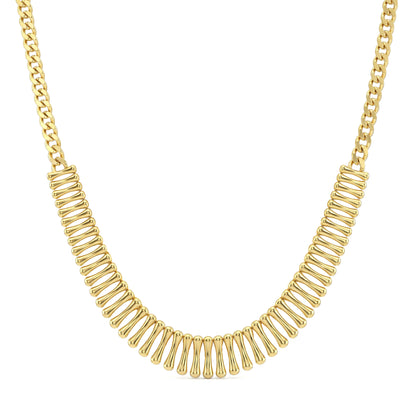 18K Gold Edgy Spike Set