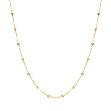 18K Gold Classic Gold Bead Station Half Set