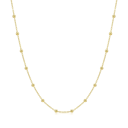 18K Gold Classic Gold Bead Station Half Set