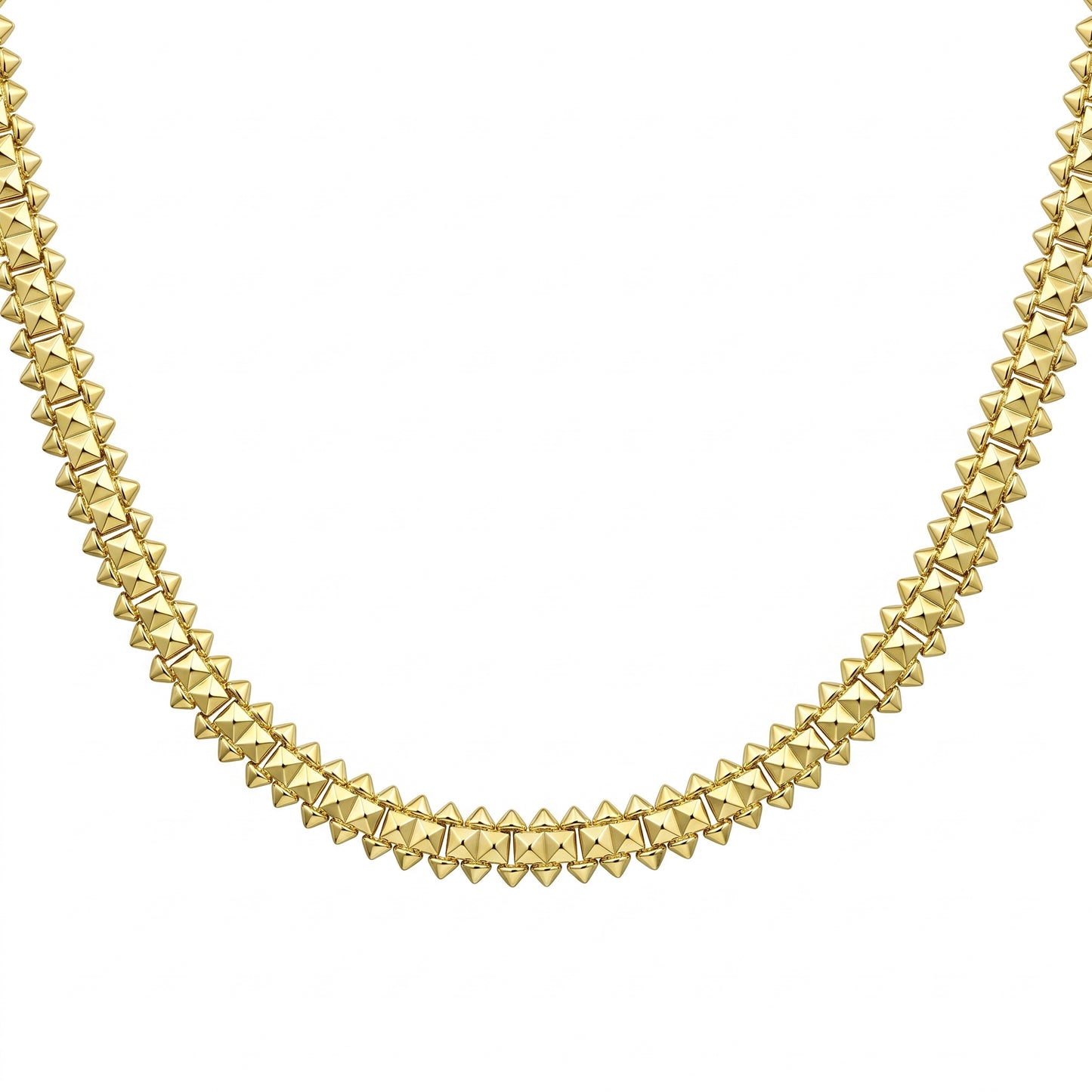 18K Gold  Spike" Luxury Jewelry  full Set.