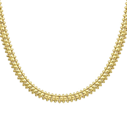 18K Gold  Spike" Luxury Jewelry  full Set.