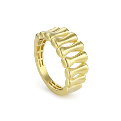 18K Gold Edgy Spike Set