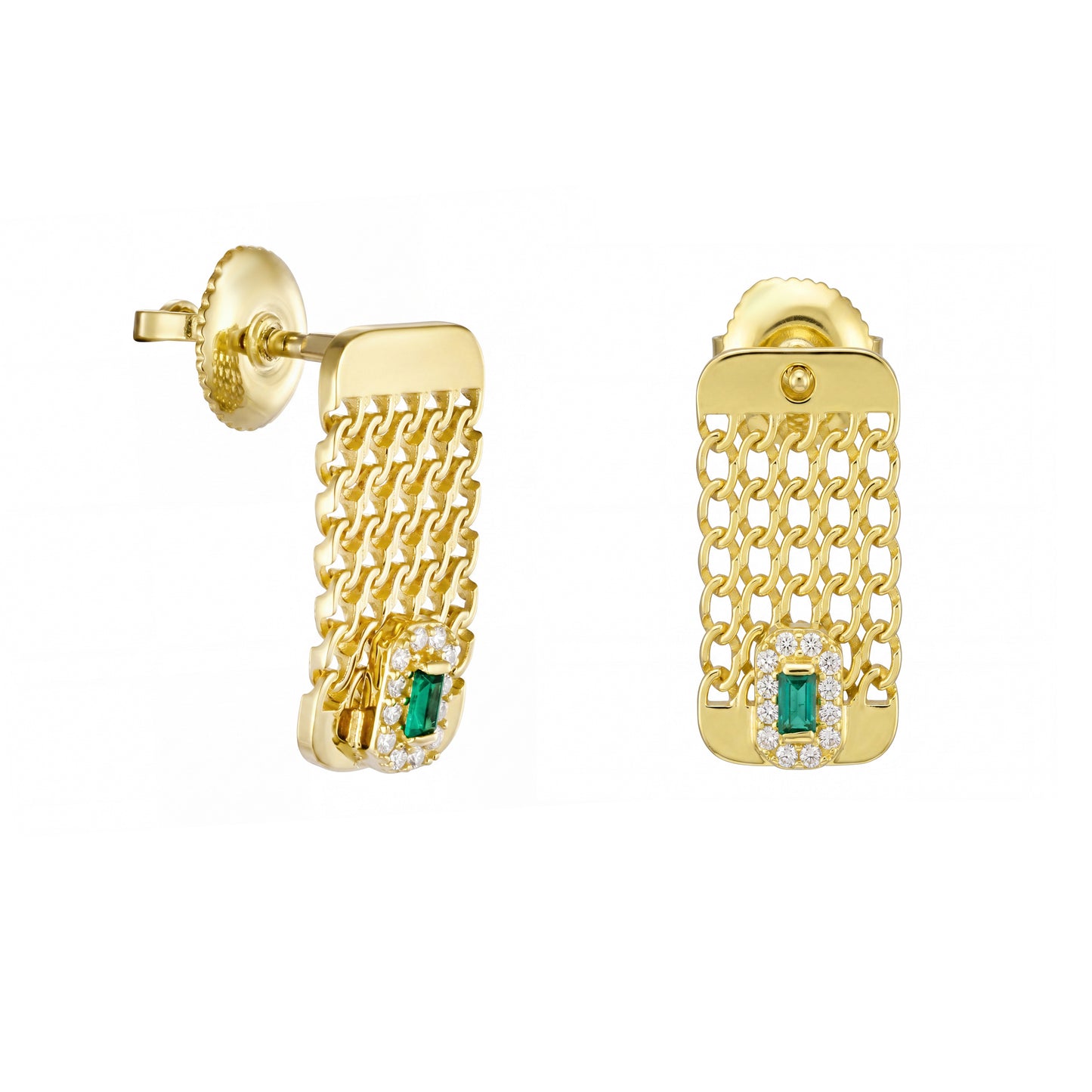 18K Gold Golden Mesh Sparkle full Set.