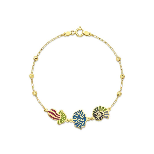 18K Gold The Summer Seascape Bracelet