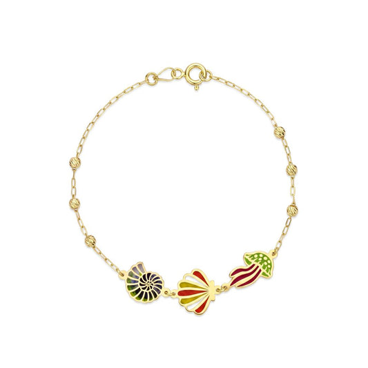 18K Gold The Summer Seascape Bracelet