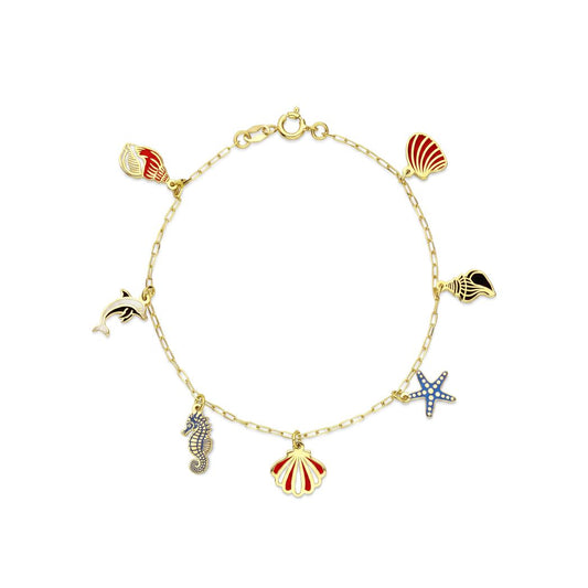 18K Gold The Summer Seascape Bracelet