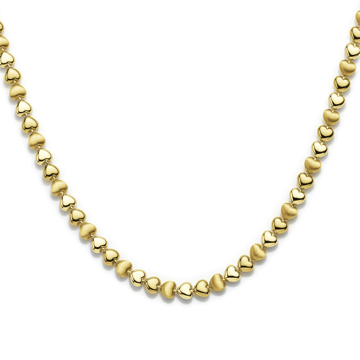 18K Two-Tone Gold "Sweetheart" Link Half Set