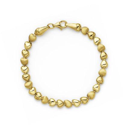 18K Two-Tone Gold "Sweetheart" Link Half Set