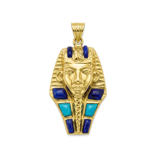 18K Royal Pharaonic Mask Pendant