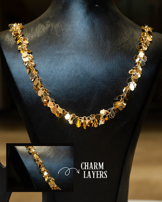 18K Gold Charm layers