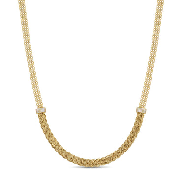 18K Gold Shimmering Mesh Collection