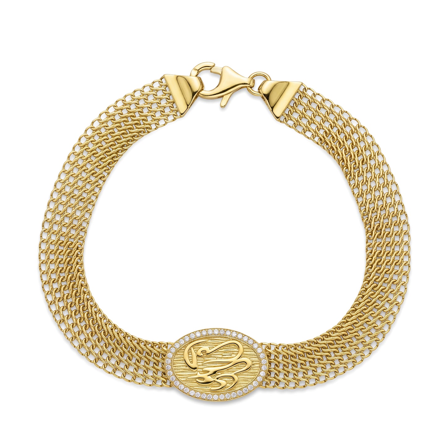 18K Elegant Arabic Calligraphy Gold Set