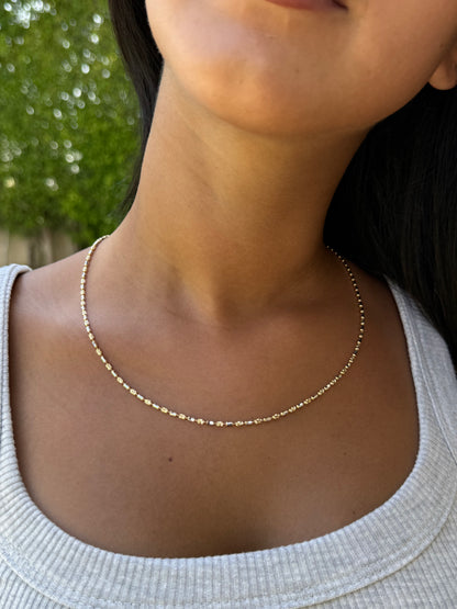18K The Duo-Tone Modern Chain