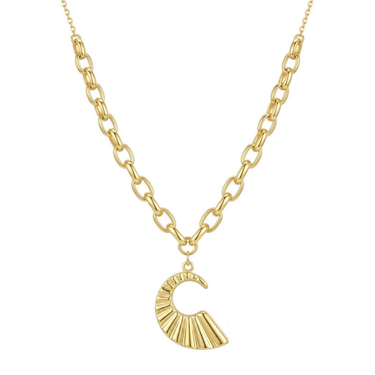 18K Gold Radiance Link Necklace