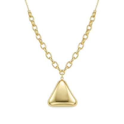 18K Gold Triangle Aura Necklace