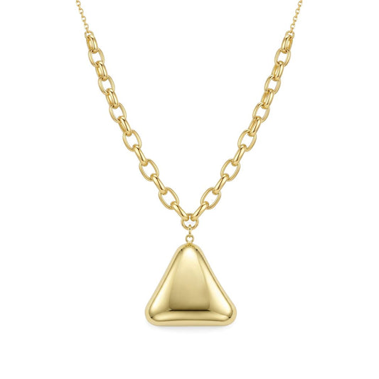 18K Gold Triangle Aura Necklace