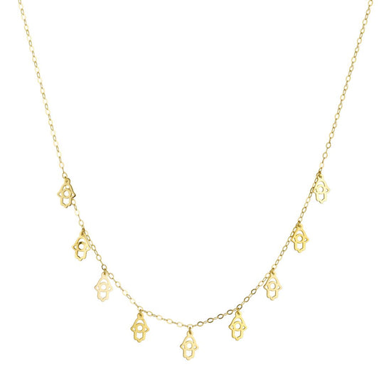 18K Gold Sunshine Protection Necklace