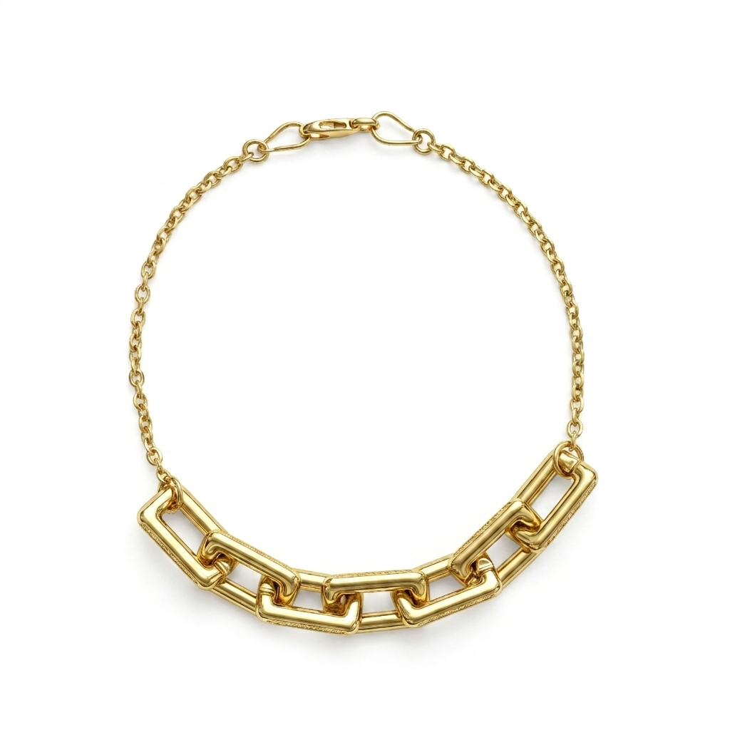 18K Gold Linear Glow Half Set