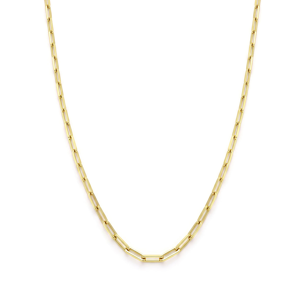 18K Gold Classic Link Chain Necklace