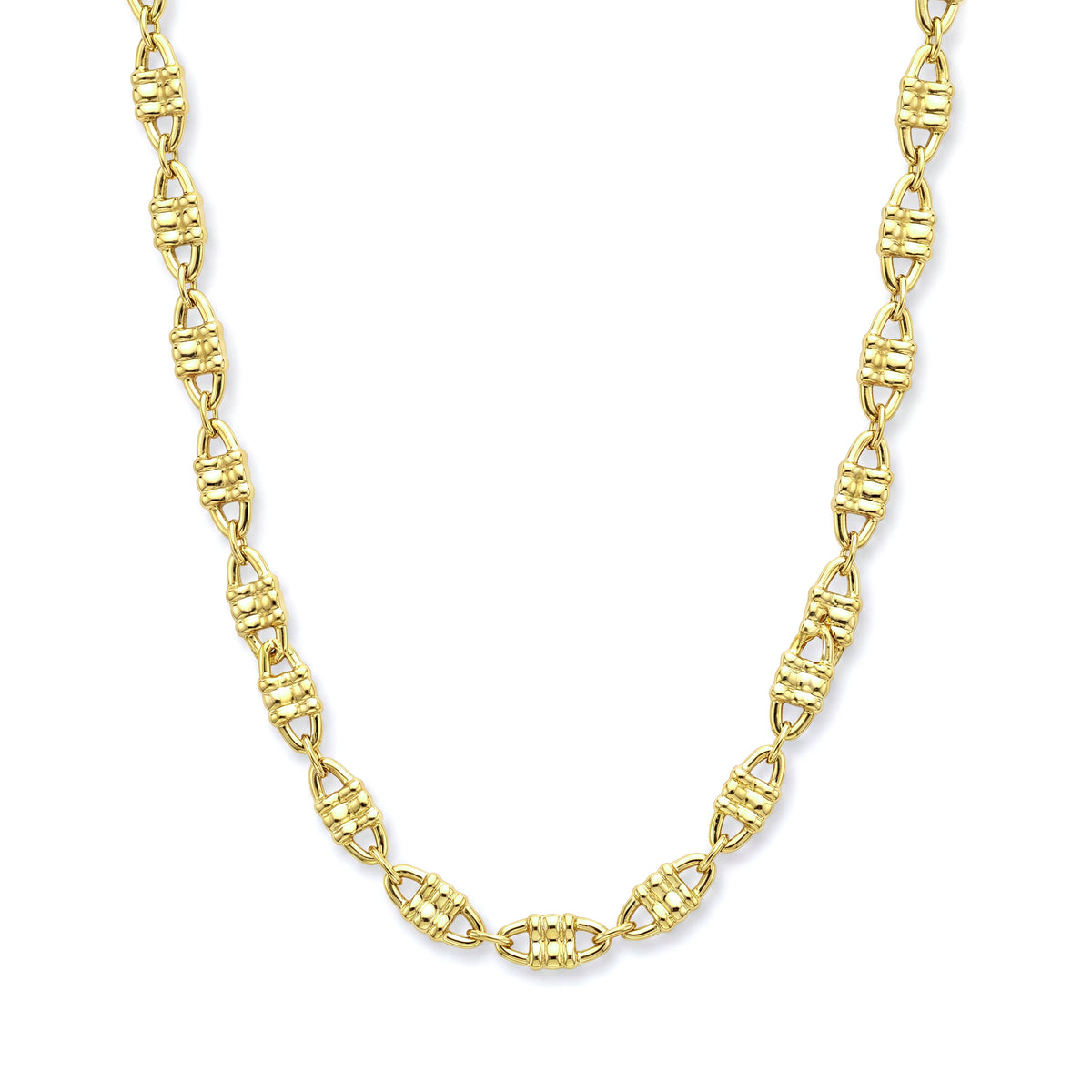 18k Men's Gold Link Chain Necklace