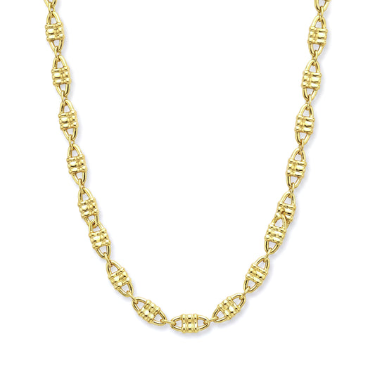 18k Men's Gold Link Chain Necklace