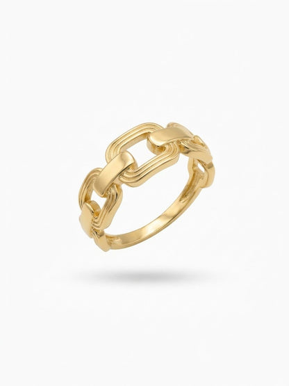 18K Gold Graduated Link Set